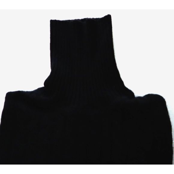 Sutton Studio WPL 10167 Women's Sz Small Black Cashmere Turtleneck Sweater - Picture 7 of 8